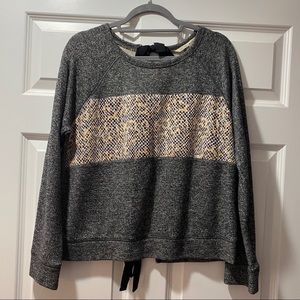 Open back sweater